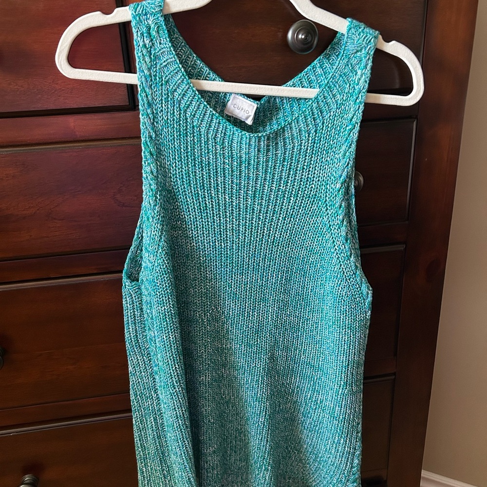 Cupio Teal Knit Sweater
